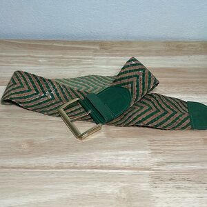 Vince Camuto Vintage  Wide Genuine Leather  XS Belt.